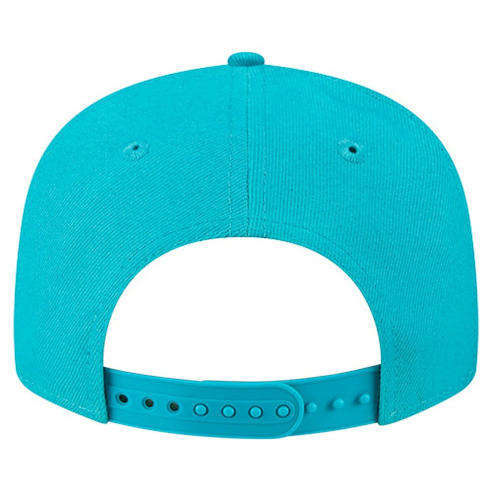 Miami Dolphins New Era Youth Main Script 9FIFTY Snapback Hat Aqua | NFL