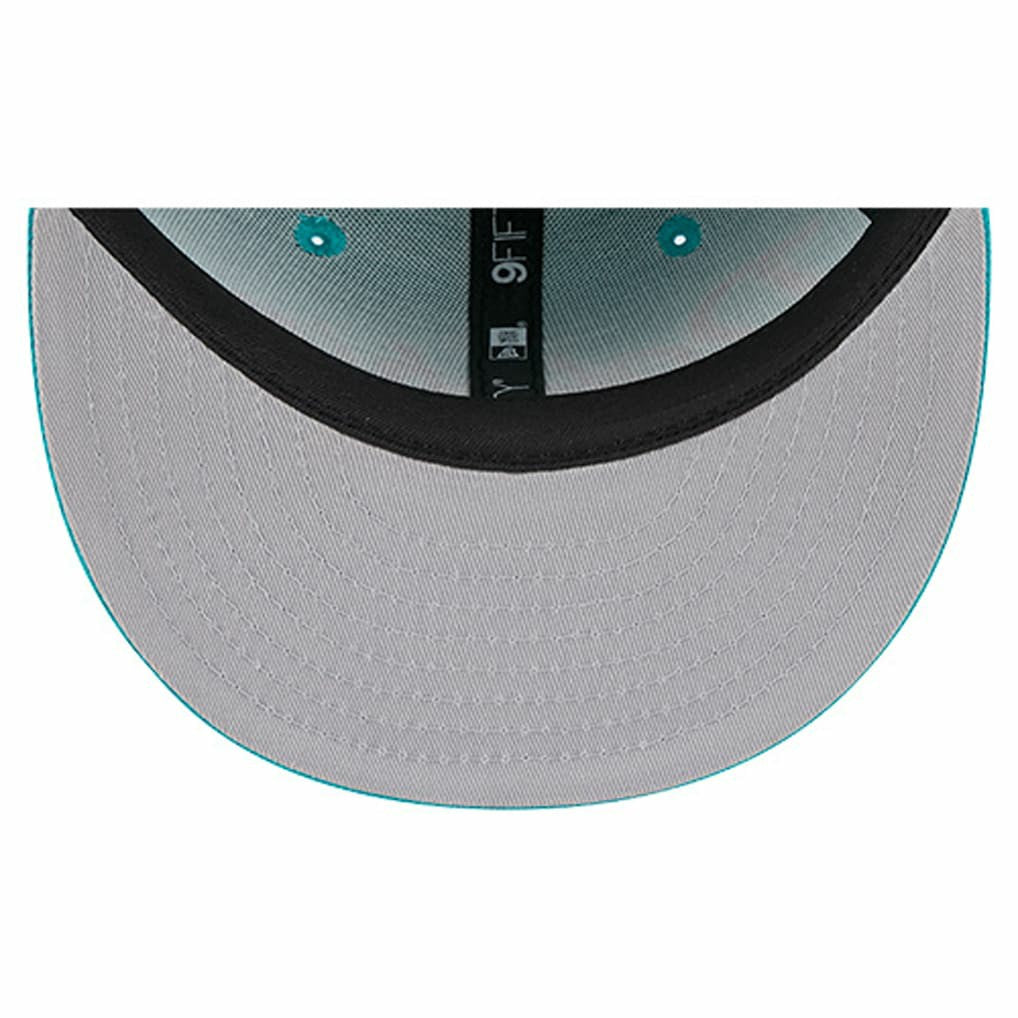 Miami Dolphins New Era Youth Main Script 9FIFTY Snapback Hat Aqua | NFL