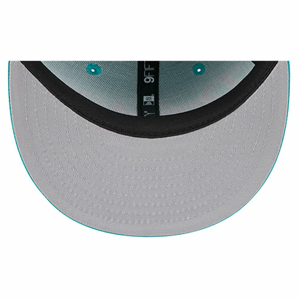 Miami Dolphins New Era Youth Main Script 9FIFTY Snapback Hat Aqua | NFL