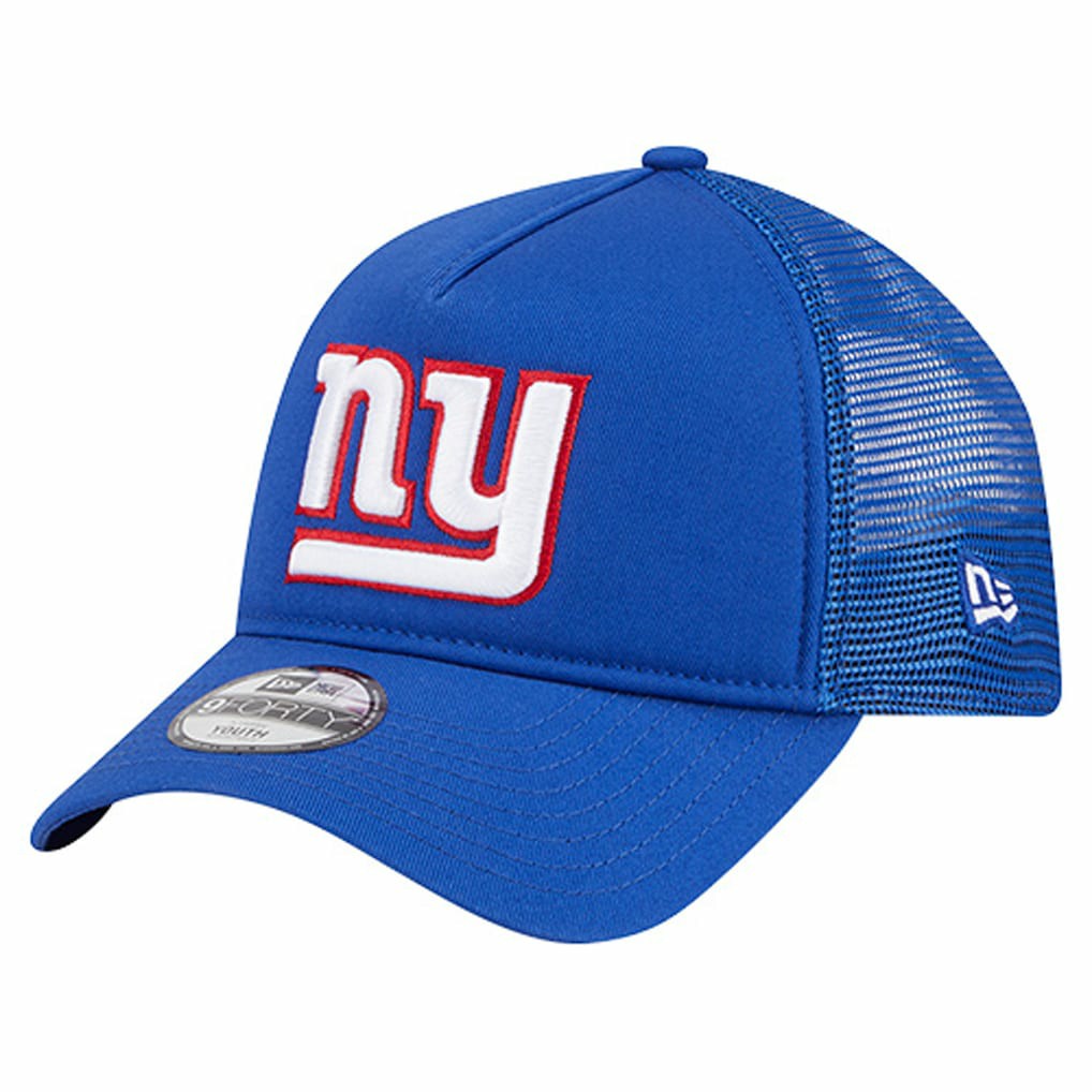 New York Giants New Era Preschool Main A-Frame 9FORTY Adjustable Hat Royal | NFL