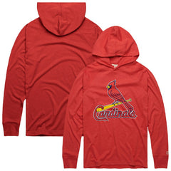 St. Louis Cardinals Homage Lightweight Raglan Tri-Blend Pullover Hoodie - MLB