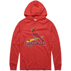 St. Louis Cardinals Homage Lightweight Raglan Tri-Blend Pullover Hoodie - MLB