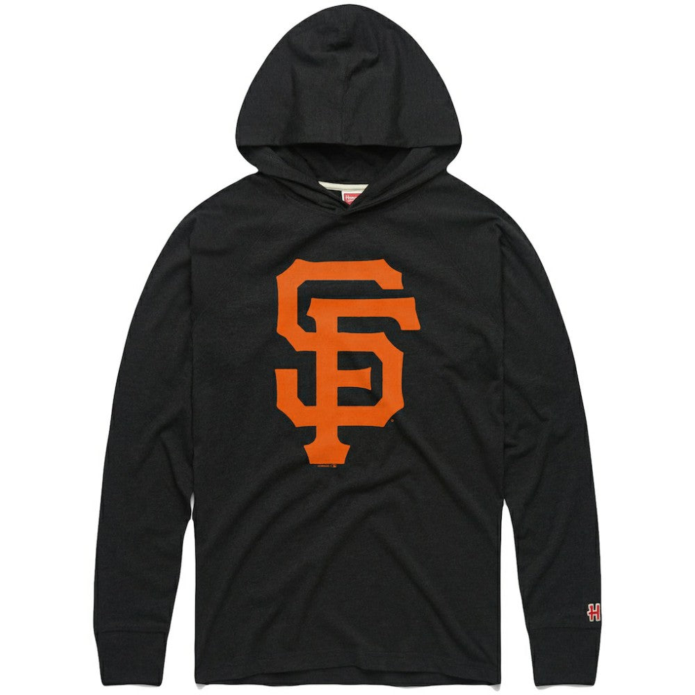 San Francisco Giants Homage Lightweight Raglan Tri-Blend Pullover Hoodie - MLB