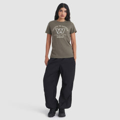 Washington Commanders Women's 2025 Salute to Service Sideline T-Shirt Olive | Nike for Sale