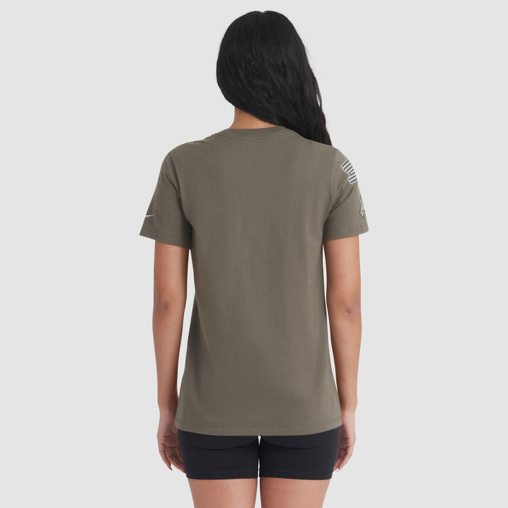 Tampa Bay Buccaneers Women's 2025 Salute to Service Sideline T-Shirt Olive | Nike for Sale