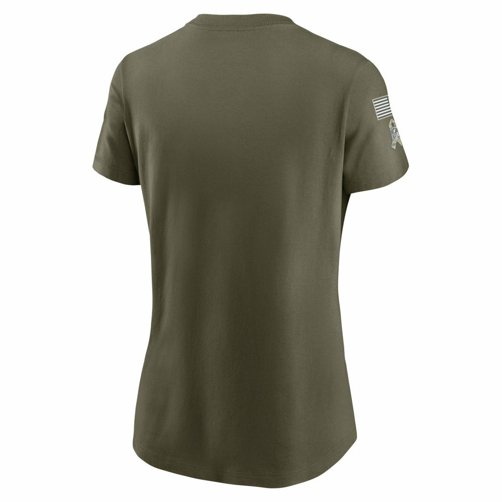 Tampa Bay Buccaneers Women's 2025 Salute to Service Sideline T-Shirt Olive | Nike for Sale
