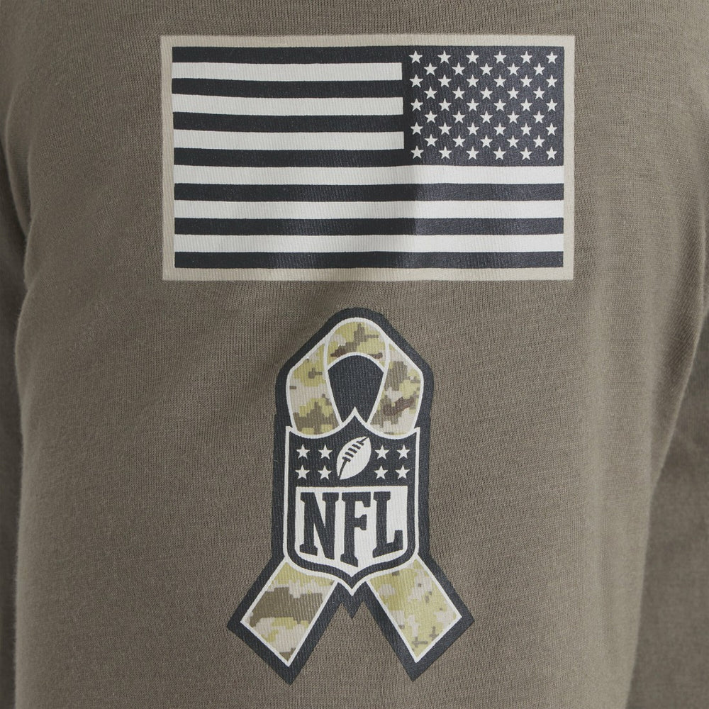 Detroit Lions Women's 2025 Salute to Service Sideline T-Shirt Olive | Nike for Sale