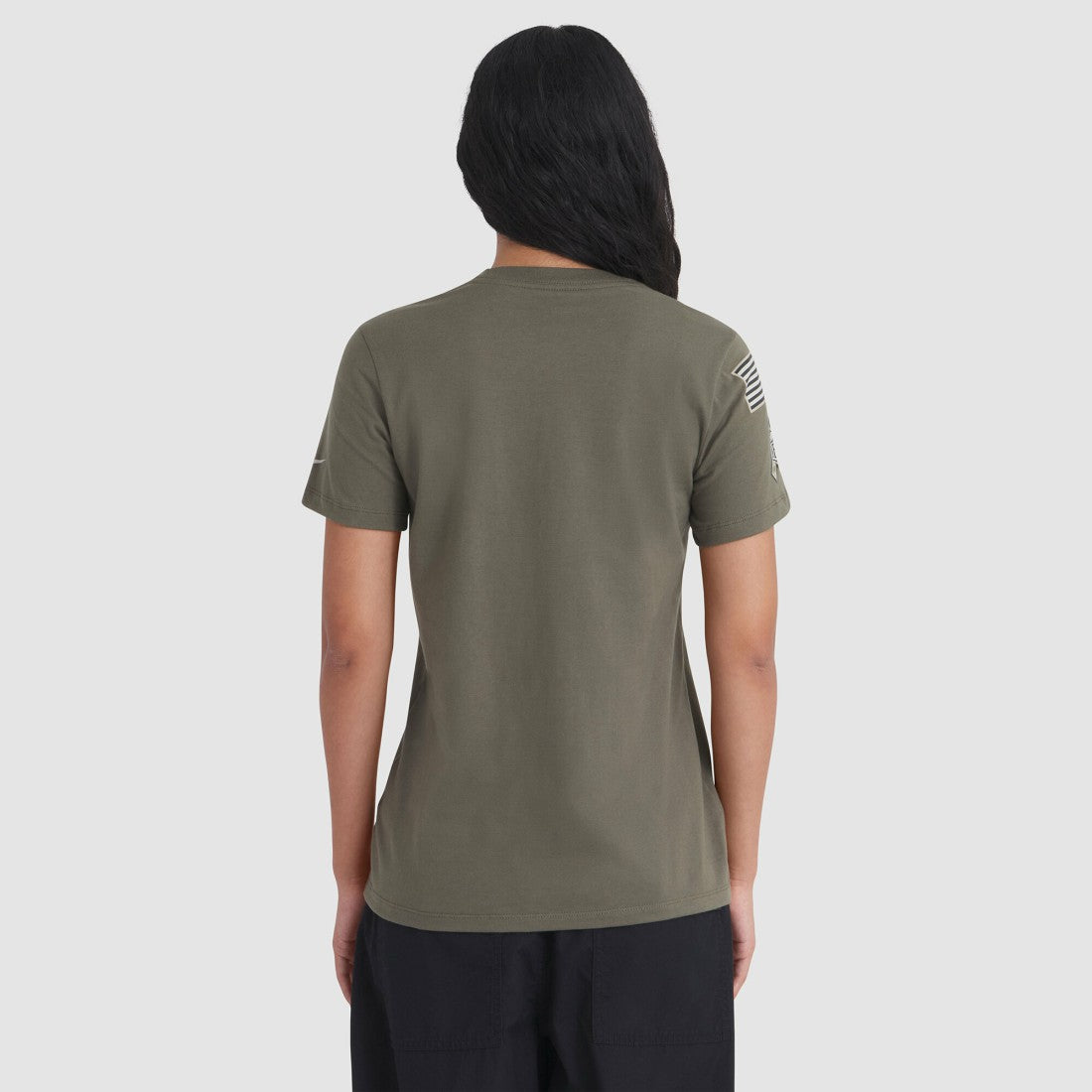 Green Bay Packers Women's 2025 Salute to Service Sideline T-Shirt Olive | Nike for Sale