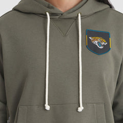 Jacksonville Jaguars Women's 2025 Salute to Service Sideline Standard Issue Dri-FIT Hoodie Olive | Nike for Sale