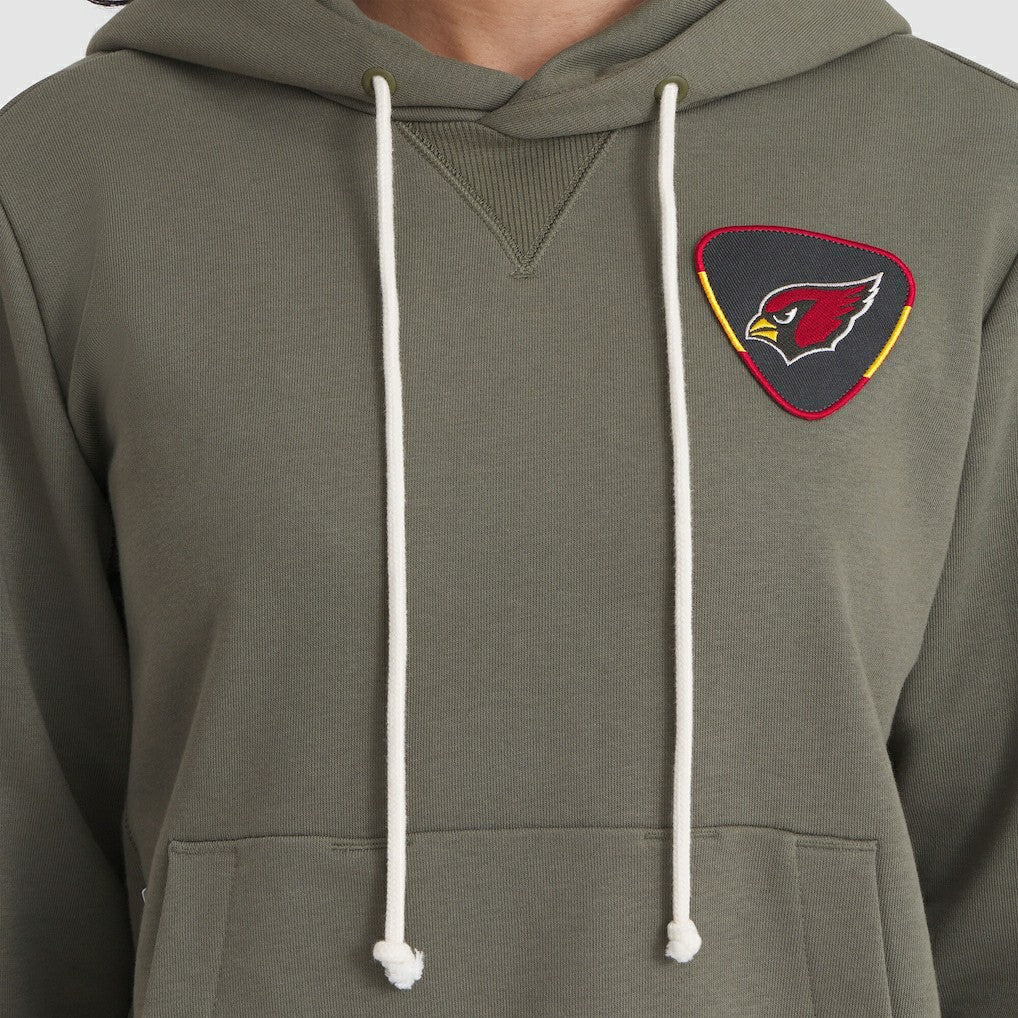 Arizona Cardinals Women's 2025 Salute to Service Sideline Standard Issue Dri-FIT Hoodie Olive | Nike for Sale