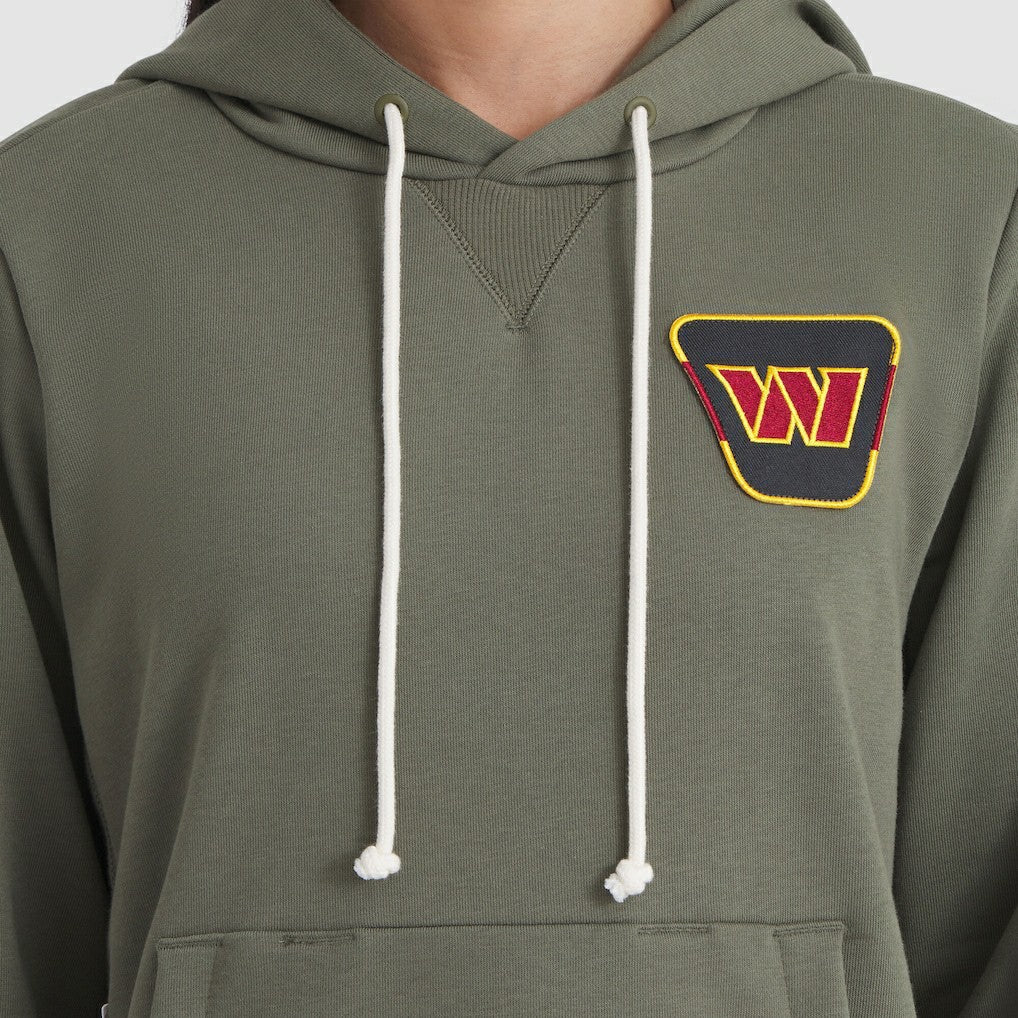 Washington Commanders Women's 2025 Salute to Service Sideline Standard Issue Dri-FIT Hoodie Olive | Nike for Sale