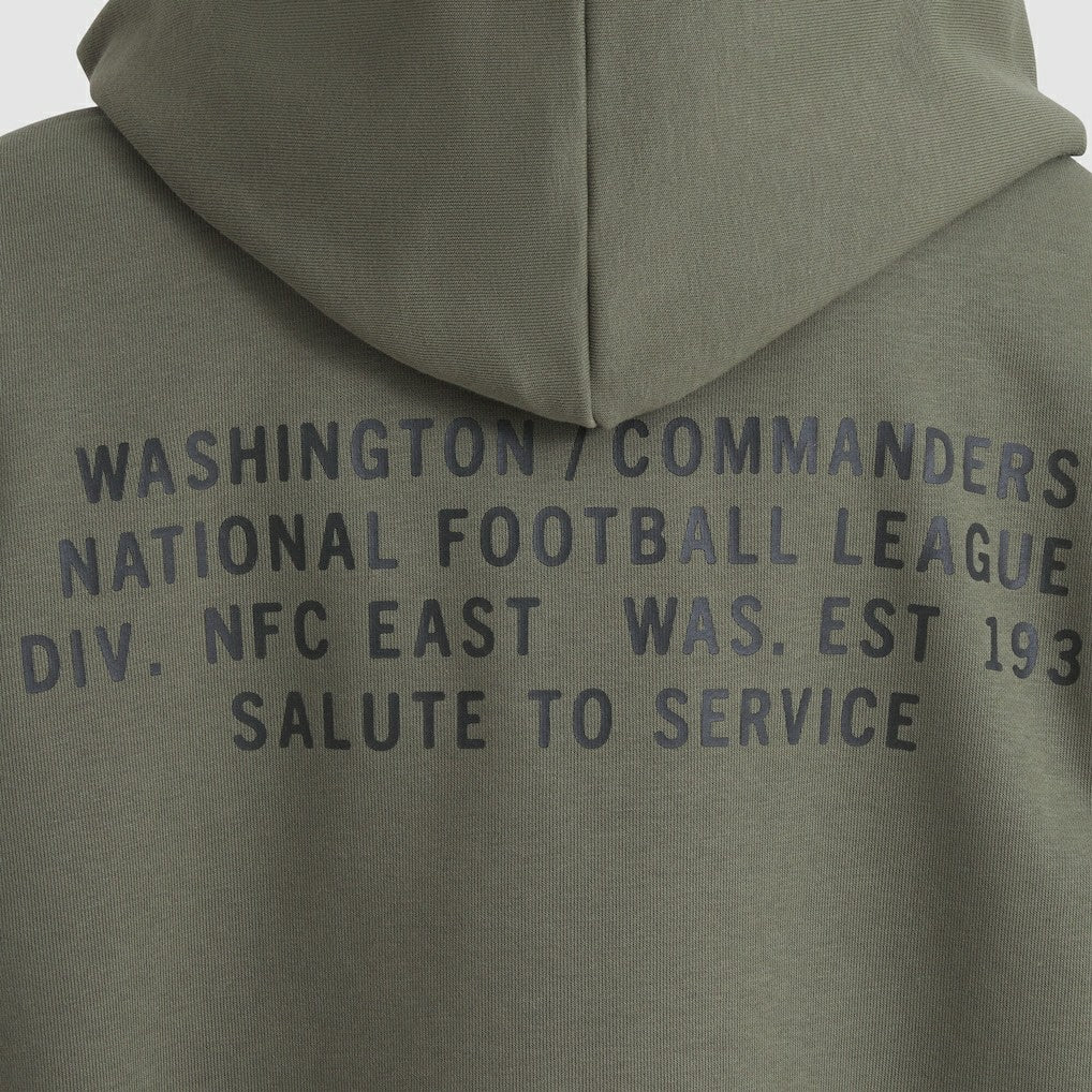 Washington Commanders Women's 2025 Salute to Service Sideline Standard Issue Dri-FIT Hoodie Olive | Nike for Sale