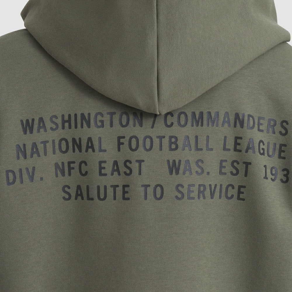 Washington Commanders Women's 2025 Salute to Service Sideline Standard Issue Dri-FIT Hoodie Olive | Nike for Sale