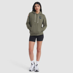 Los Angeles Chargers Women's 2025 Salute to Service Sideline Standard Issue Dri-FIT Hoodie Olive | Nike for Sale