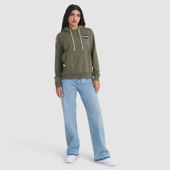 Seattle Seahawks Women's 2025 Salute to Service Sideline Standard Issue Dri-FIT Hoodie Olive | Nike for Sale