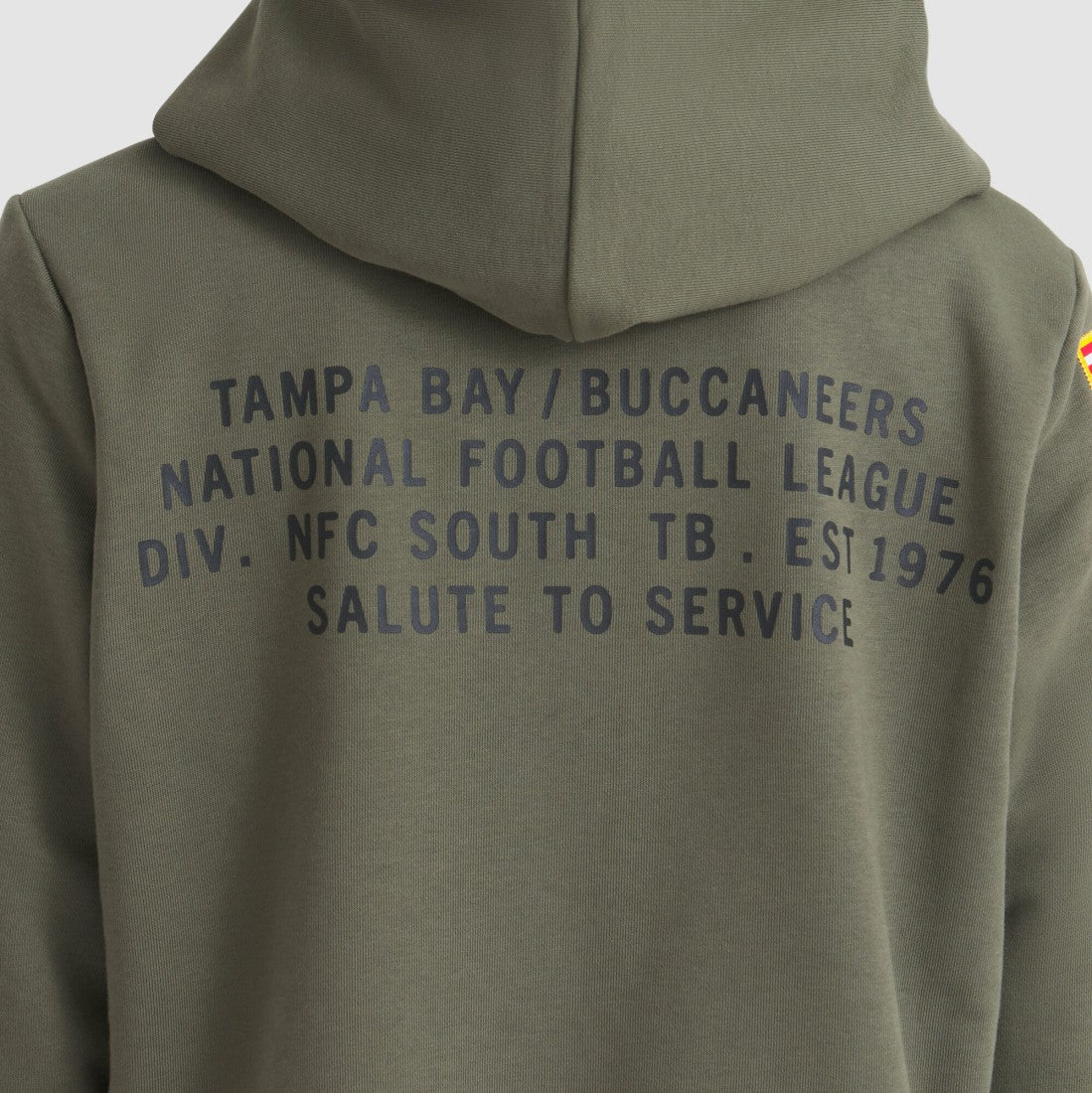 Tampa Bay Buccaneers Women's 2025 Salute to Service Sideline Standard Issue Dri-FIT Hoodie Olive | Nike for Sale