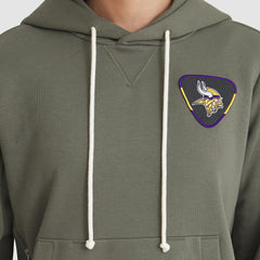 Minnesota Vikings Women's 2025 Salute to Service Sideline Standard Issue Dri-FIT Hoodie Olive | Nike for Sale