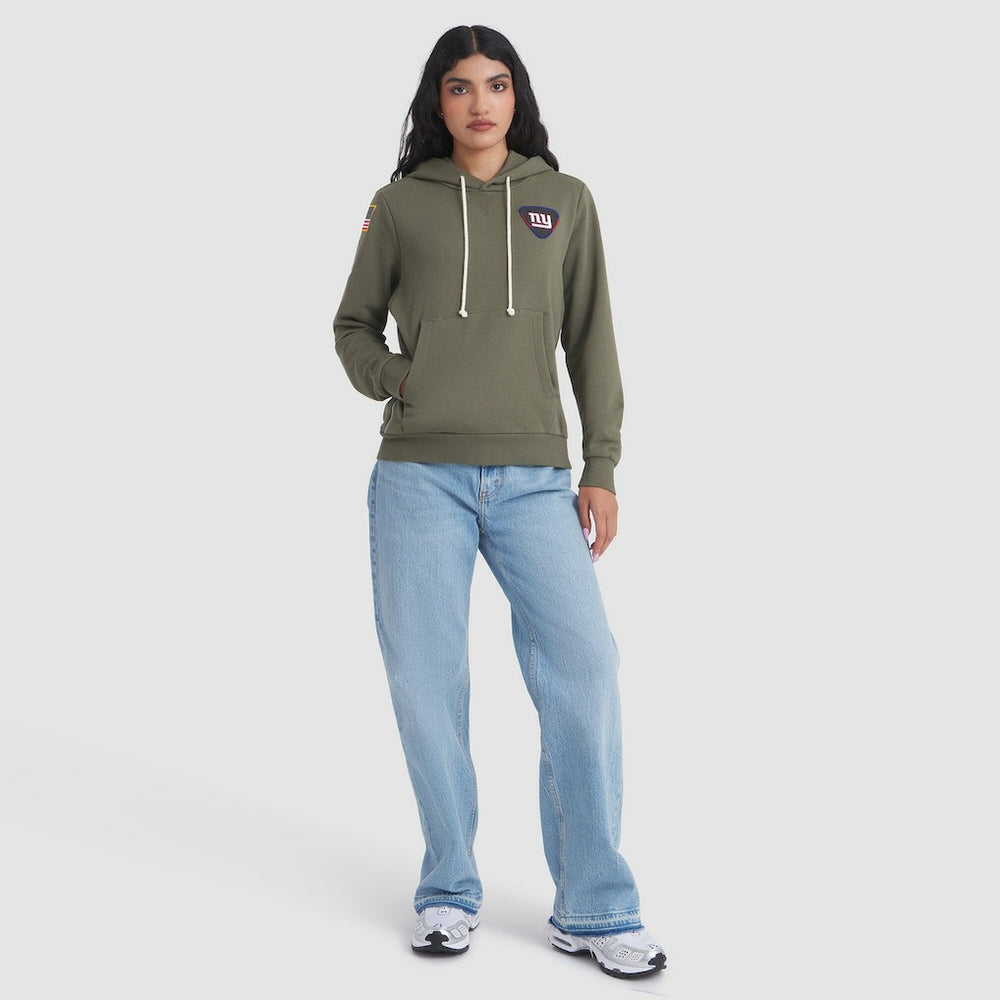 New York Giants Women's 2025 Salute to Service Sideline Standard Issue Dri-FIT Hoodie Olive | Nike for Sale