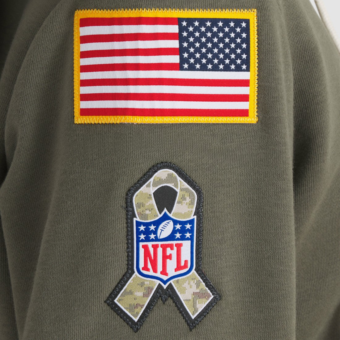 Green Bay Packers Women's 2025 Salute to Service Sideline Standard Issue Dri-FIT Hoodie Olive | Nike for Sale