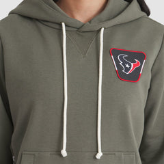 Houston Texans Women's 2025 Salute to Service Sideline Standard Issue Dri-FIT Hoodie Olive | Nike for Sale