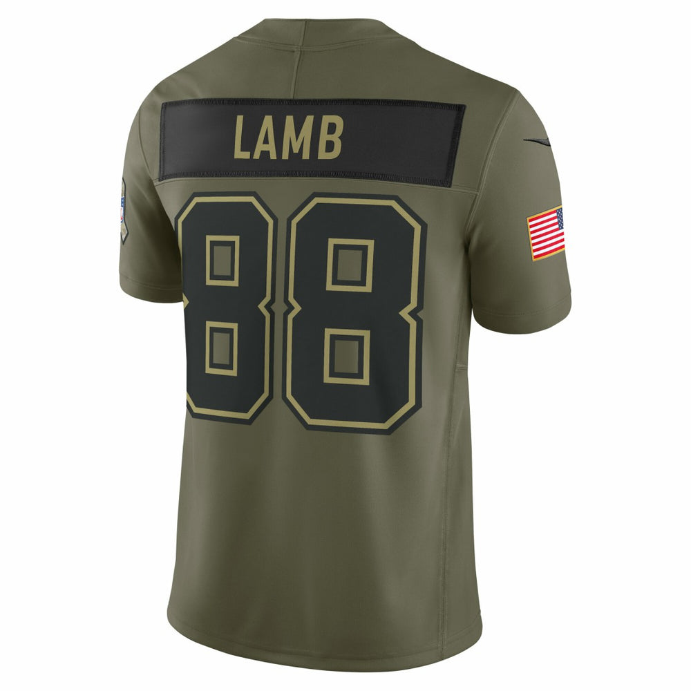 CeeDee Lamb Dallas Cowboys 2025 Salute to Service Limited Jersey Olive | Nike for Sale