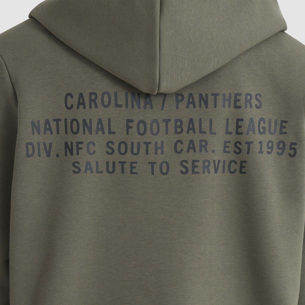 Carolina Panthers Women's 2025 Salute to Service Sideline Standard Issue Dri-FIT Hoodie Olive | Nike for Sale