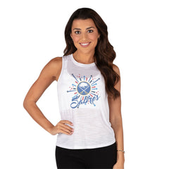Buffalo Sabres Concepts Sport Women's Infuse Knit Tank Top - White - NHL