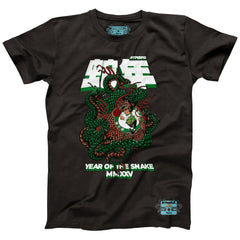 Boston Celtics NBALab x Hyperfly Unisex Year of the Snake Lunar New Year Collection T-Shirt Heather Black - NBA