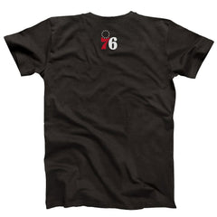 Philadelphia 76ers NBALab x Hyperfly Unisex Year of the Snake Lunar New Year Collection T-Shirt Heather Black - NBA