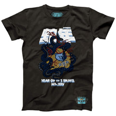 Memphis Grizzlies NBALab x Hyperfly Unisex Year of the Snake Lunar New Year Collection T-Shirt Heather Black - NBA
