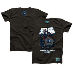 Minnesota Timberwolves NBALab x Hyperfly Unisex Year of the Snake Lunar New Year Collection T-Shirt Heather Black - NBA