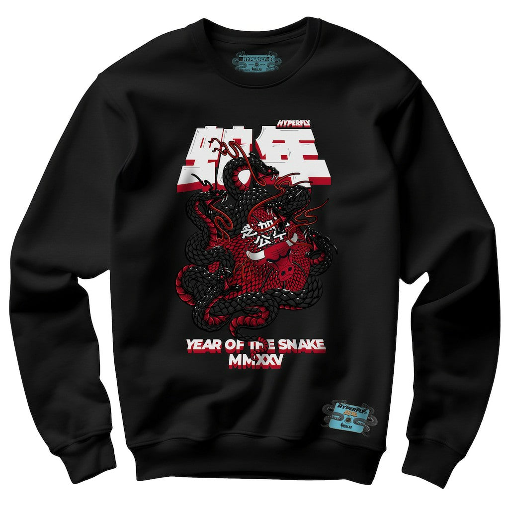 Chicago Bulls NBALab x Hyperfly Unisex Year of the Snake Lunar New Year Collection Sweatshirt Black - NBA