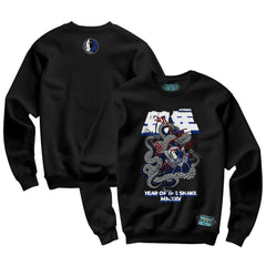 Dallas Mavericks NBALab x Hyperfly Unisex Year of the Snake Lunar New Year Collection Sweatshirt Black - NBA