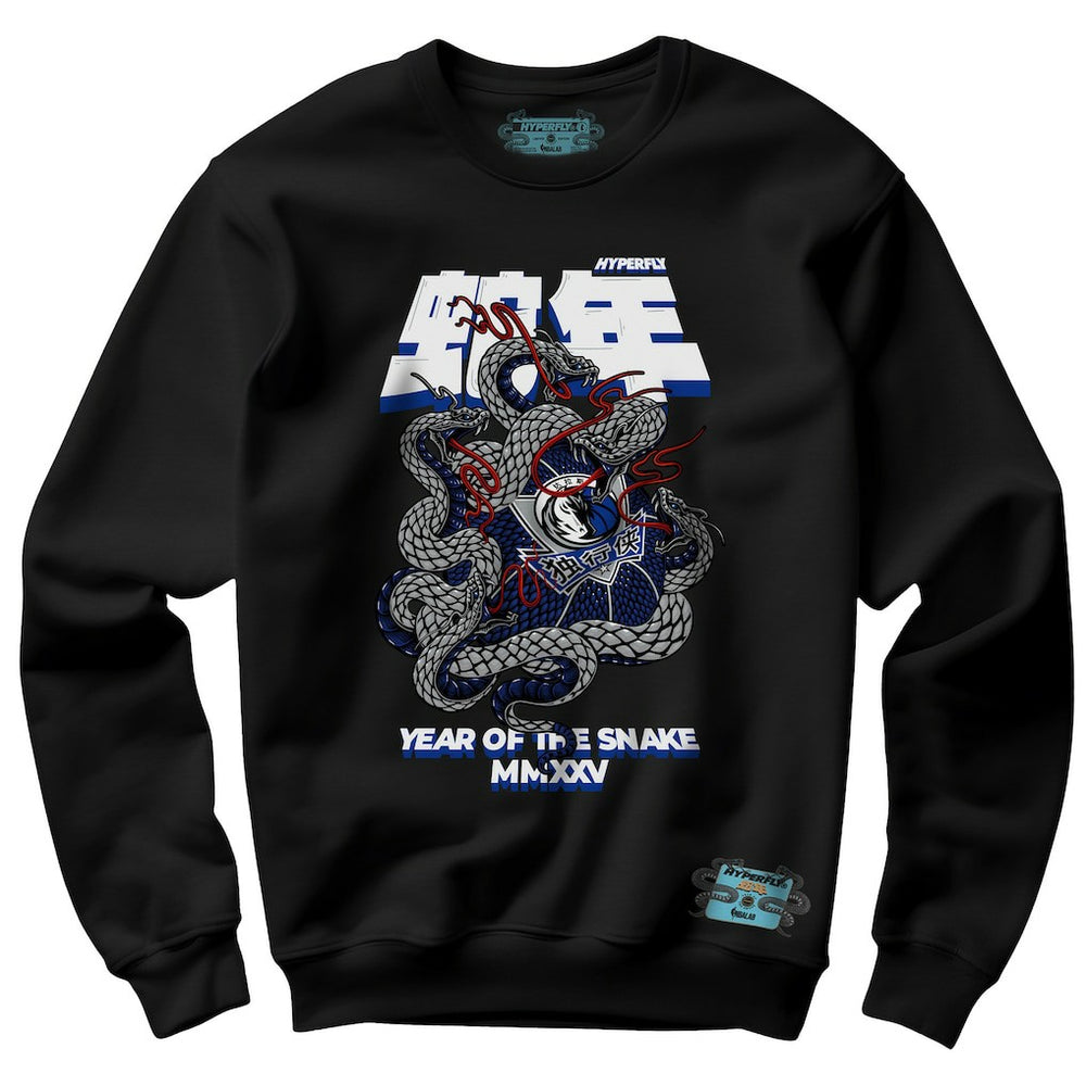 Dallas Mavericks NBALab x Hyperfly Unisex Year of the Snake Lunar New Year Collection Sweatshirt Black - NBA
