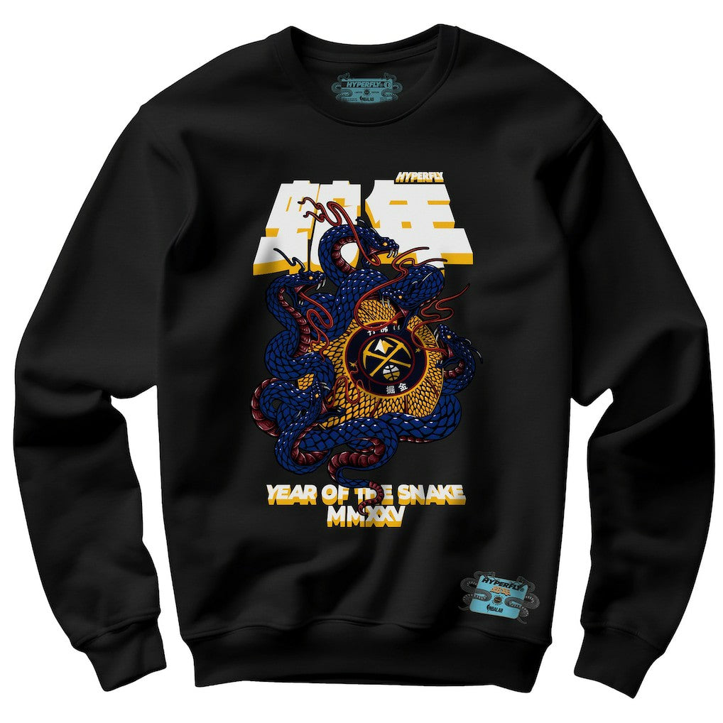 Denver Nuggets NBALab x Hyperfly Unisex Year of the Snake Lunar New Year Collection Sweatshirt Black - NBA