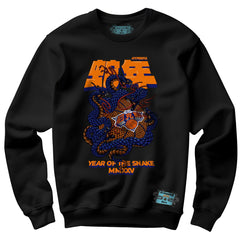 New York Knicks NBALab x Hyperfly Unisex Year of the Snake Lunar New Year Collection Sweatshirt Black - NBA