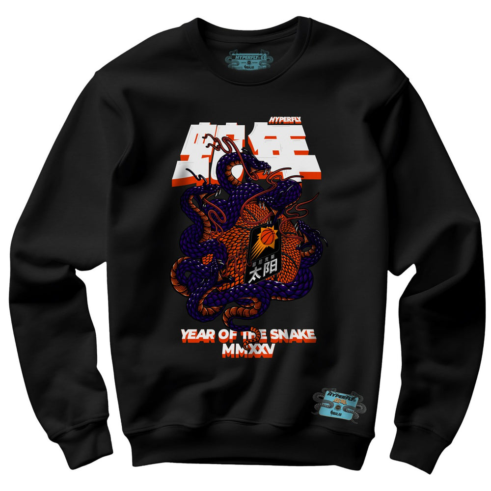Phoenix Suns NBALab x Hyperfly Unisex Year of the Snake Lunar New Year Collection Sweatshirt Black - NBA