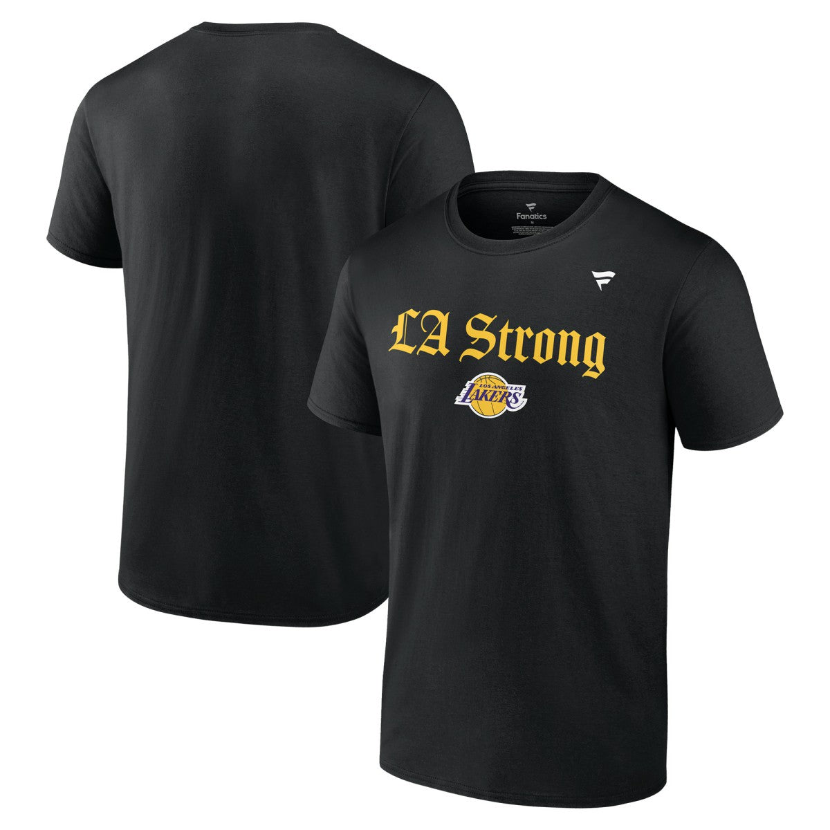 Los Angeles Lakers Unisex LA Strong T-Shirt Black - NBA