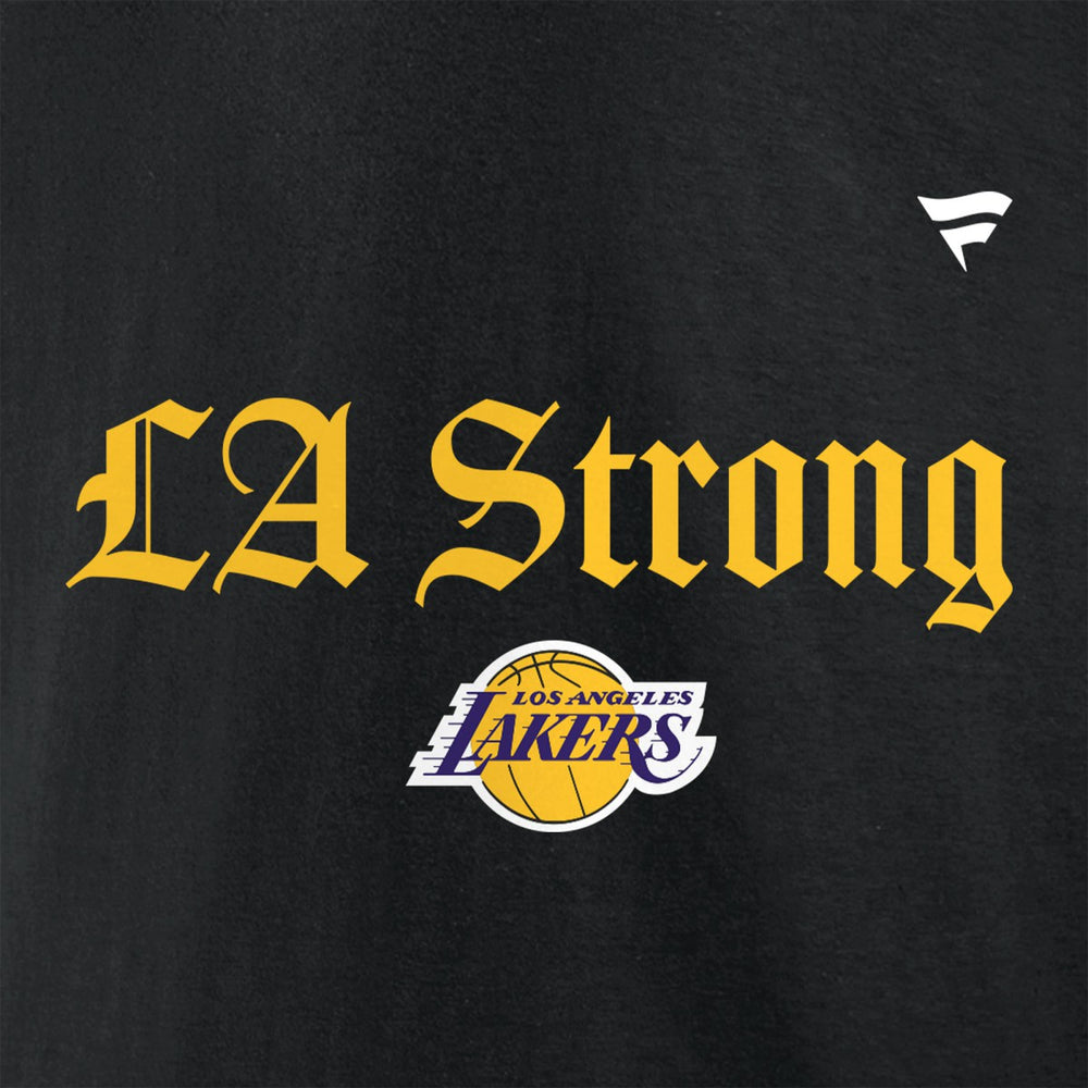 Los Angeles Lakers Unisex LA Strong T-Shirt Black - NBA