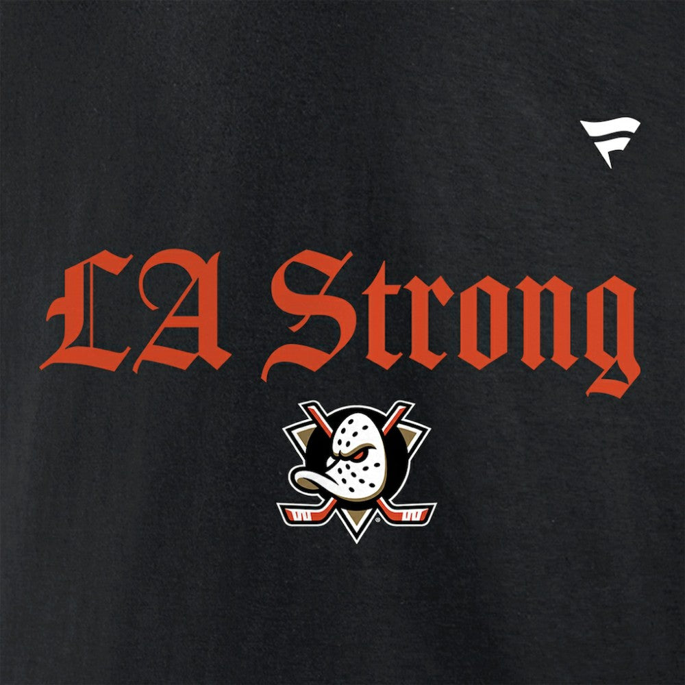 Anaheim Ducks Fanatics Unisex LA Strong T-Shirt - Black - NHL