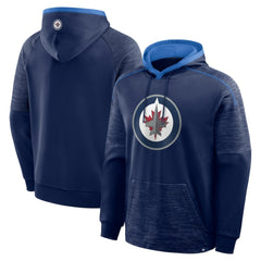 Winnipeg Jets Fanatics Goaltender Defender Pullover Hoodie - Navy - NHL