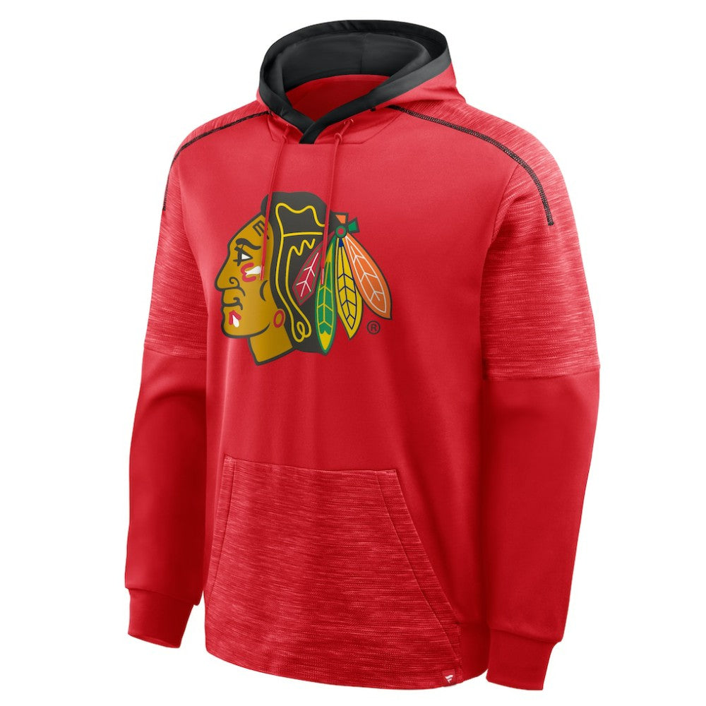 Chicago Blackhawks Fanatics Goaltender Defender Pullover Hoodie - Red - NHL