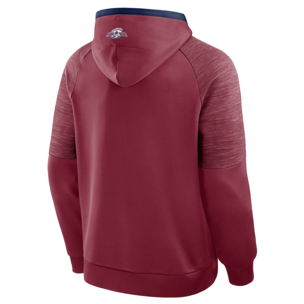 Colorado Avalanche Fanatics Goaltender Defender Pullover Hoodie - Burgundy - NHL