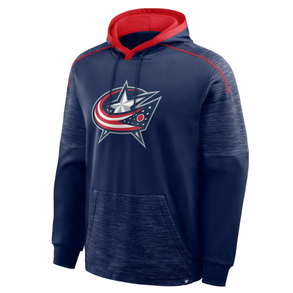 Columbus Blue Jackets Fanatics Goaltender Defender Pullover Hoodie - Navy - NHL
