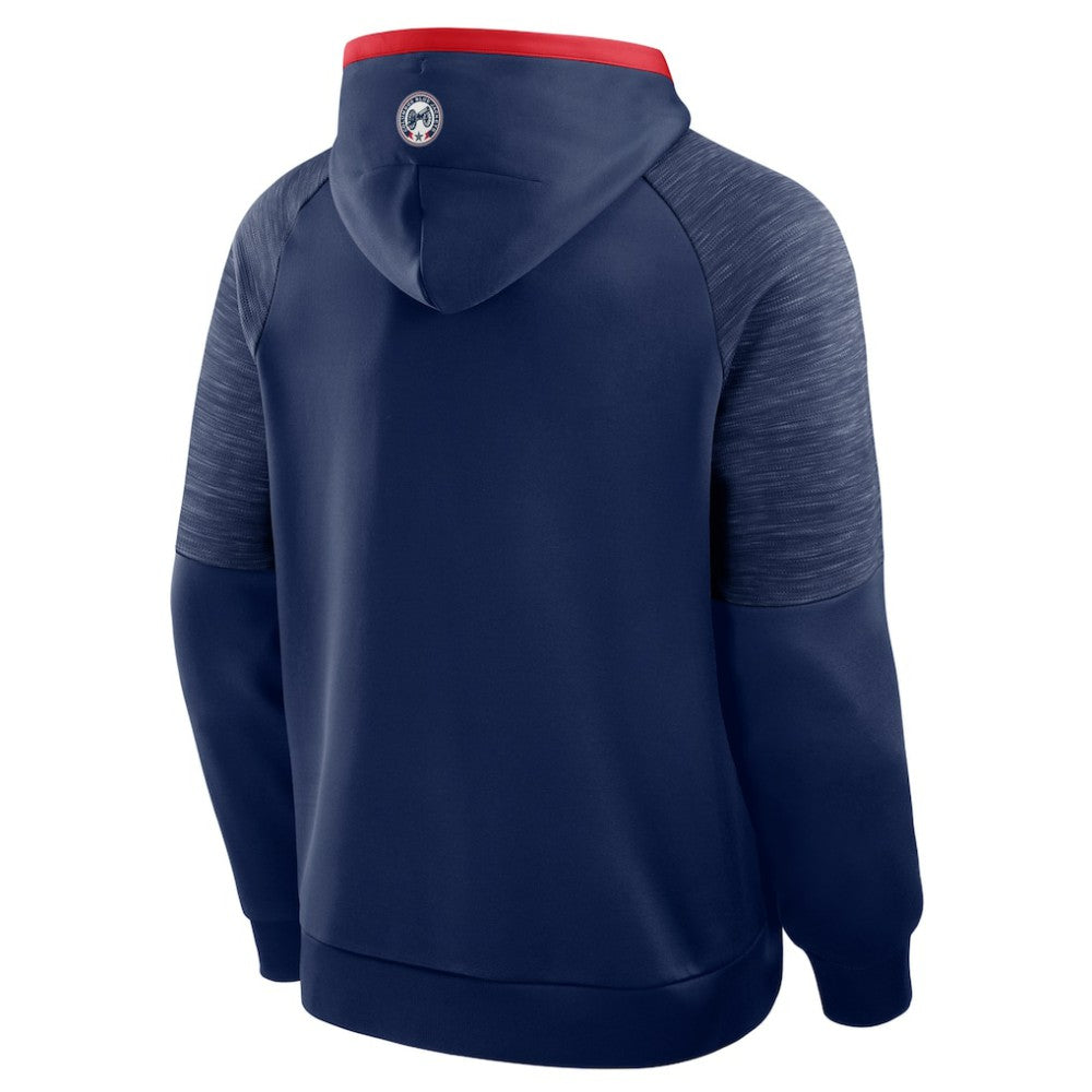 Columbus Blue Jackets Fanatics Goaltender Defender Pullover Hoodie - Navy - NHL