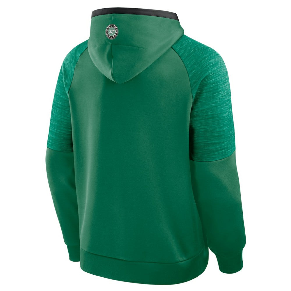 Dallas Stars Fanatics Goaltender Defender Pullover Hoodie - Kelly Green - NHL