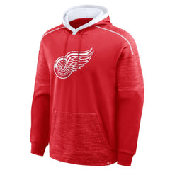 Detroit Red Wings Fanatics Goaltender Defender Pullover Hoodie - Red - NHL