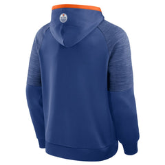 Edmonton Oilers Fanatics Goaltender Defender Pullover Hoodie - Royal - NHL