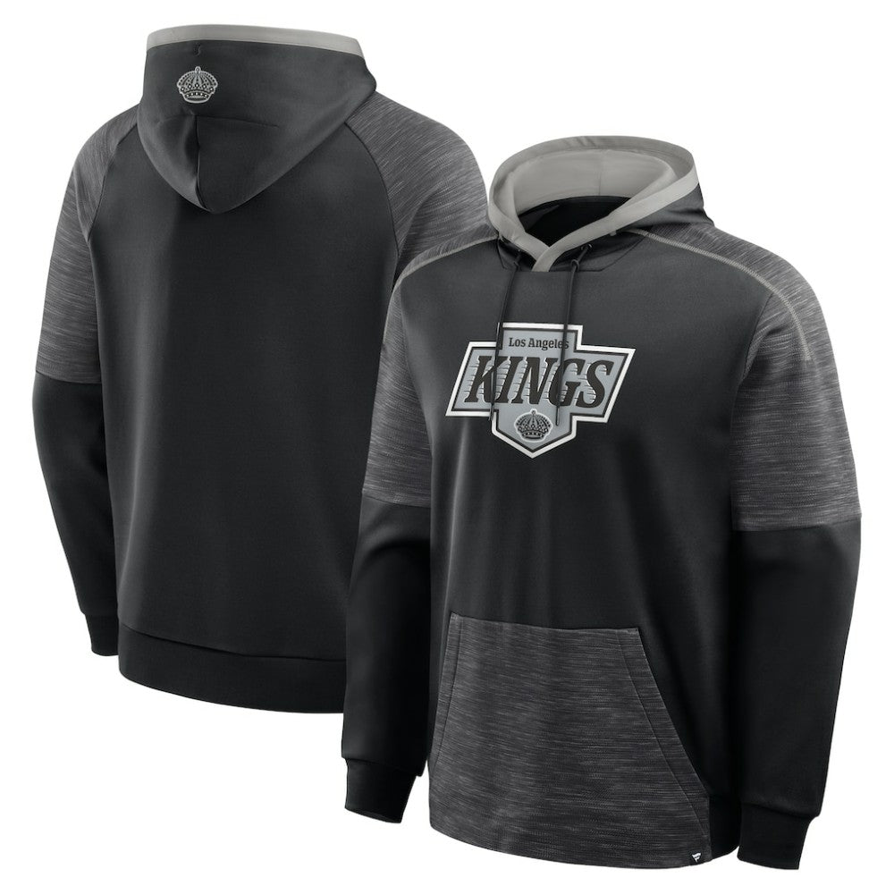 Los Angeles Kings Fanatics Goaltender Defender Pullover Hoodie - Black - NHL