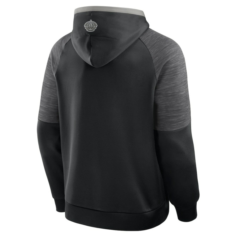 Los Angeles Kings Fanatics Goaltender Defender Pullover Hoodie - Black - NHL